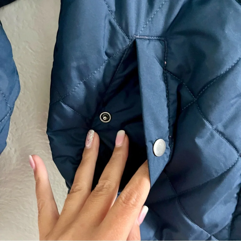 Patagonia Girks Quilted Jacket - Navy Blue - Picture 4 of 5